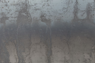 Texture sheet of iron with burn, processing by fire.