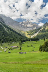 Fototapeta na wymiar Sommerurlaub in den Alpen