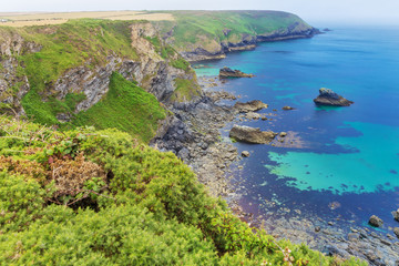 Heritage Coast Atlantic ocean, Cornwall England UK