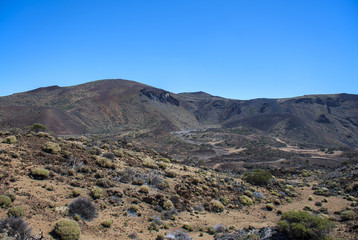 Teide national park view. Tenerife island, Spain