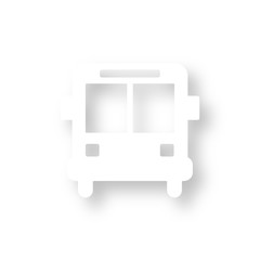 Icon mit Schatten - Bombe