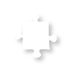 Icon mit Schatten - Puzzlestück