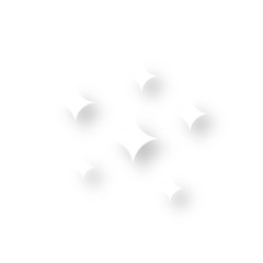 Icon mit Schatten - Glitzer