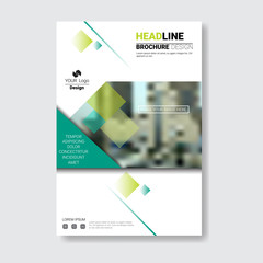 Template Design Brochure, Annual Report, Magazine, Poster, Corporate Presentation, Portfolio, Flyer With Copy Space Vector Illustration