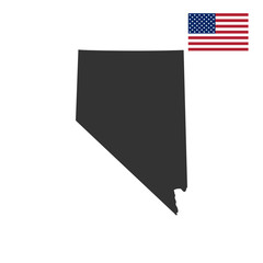 map of the U.S. state of Nevada 