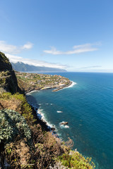 Fototapeta na wymiar Ponta Delgada on the north coast Madeira Island, Portugal