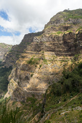 Naklejka premium Valley of the Nuns, Curral das Freiras on Madeira Island, Portugal