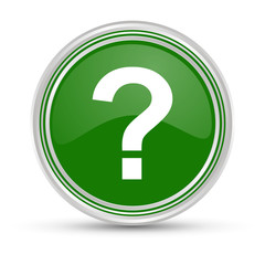 Grüner Button - Fragezeichen - Hilfe