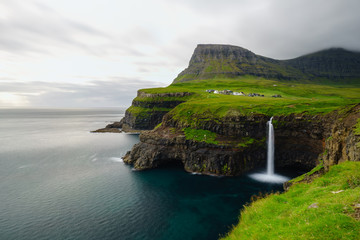 Gasadalur Waterfall, Faroe Islands