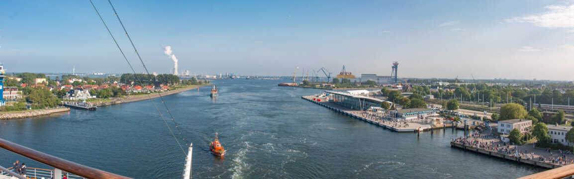 Panorama Rostock Warnem&uuml;nde und Hohe D&uuml;ne