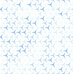 Abstraknyj seamless pattern of triangular geometrical shapes. White background.