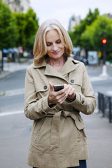Senior on the phone