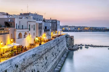 Fototapeten Beautiful Otranto by Adriatic Sea, Puglia, Italy © eunikas