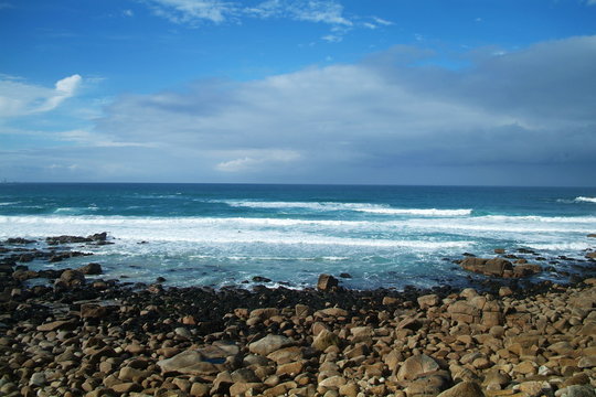 Cornwall shore line near Land's End