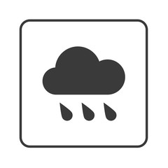 Regenwolke - Wetter - Simple App Icon
