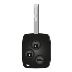 Vector image key to the car.