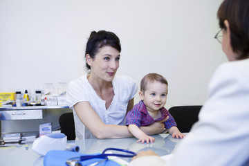 15-month-old child in consultation