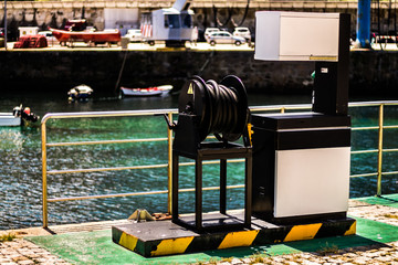 Fuel dispenser in the harbor