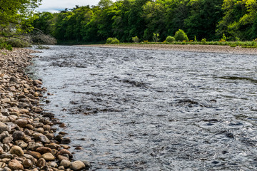 River Dee pebbles.