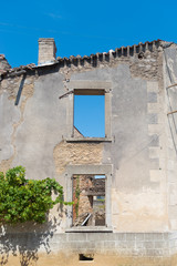 Fototapeta premium the ruins of oradour-sur-glane