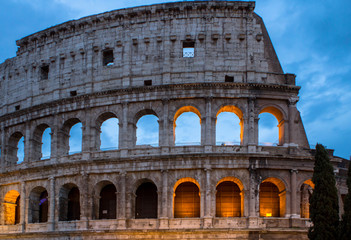 Naklejka premium The Coloseum of Rome, Italy