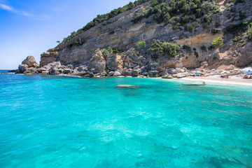 Fototapeta premium Cala Mariolu beach on the Sardinia island, Italy