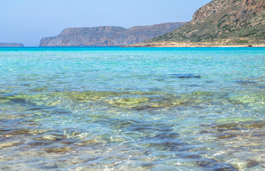 Fototapeta na wymiar Balos beach, Crete, Greece