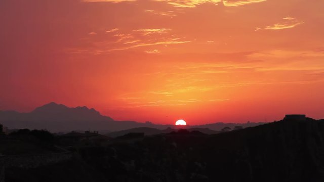 Puesta de Sol en Tiempo Real en Llanes, Asturias
