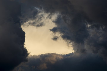 Storm clouds, dramatic sky