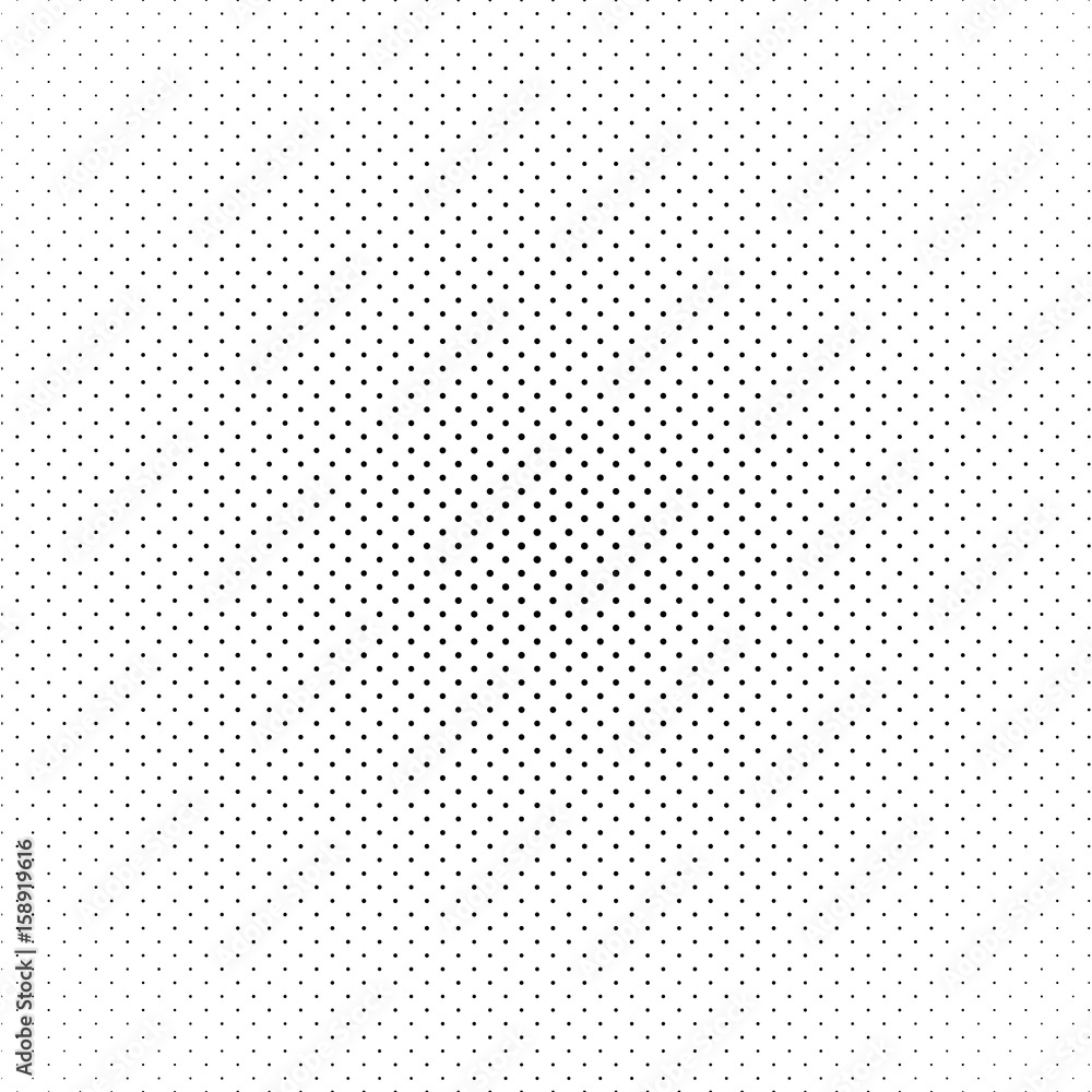 Poster black abstract halftone circle made of dots in diagonal rrangement on white background. vector illus