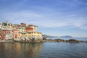 Boccadasse - Genova (Italy) Small fishing village near the city of Genoa.