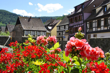 Fototapeta na wymiar VIllage de Kaysersberg (Alsace)