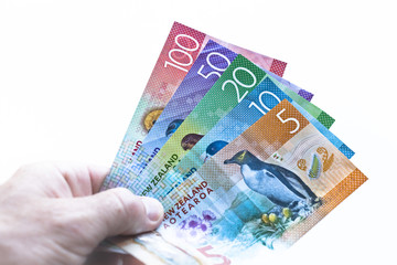 New Zealand money or currency