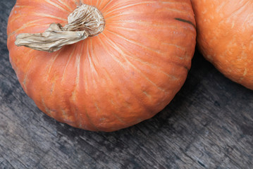 Isolated orange pumpkin