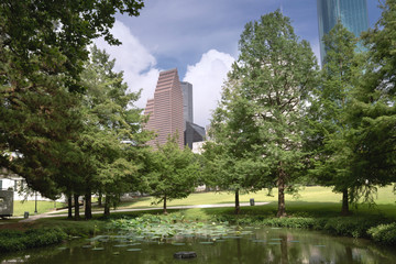 Fototapeta na wymiar Houston Downtown, Texas, USA