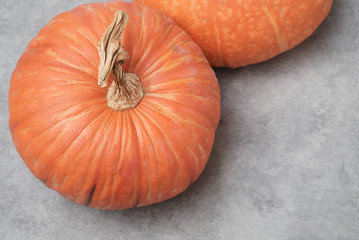 Isolated orange pumpkin