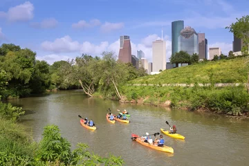 Foto op Aluminium Houston Downtown, Texas, USA © sunsinger