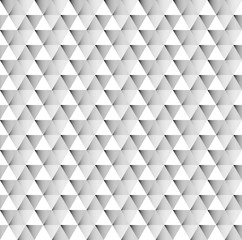 White geometric seamless pattern of triangles