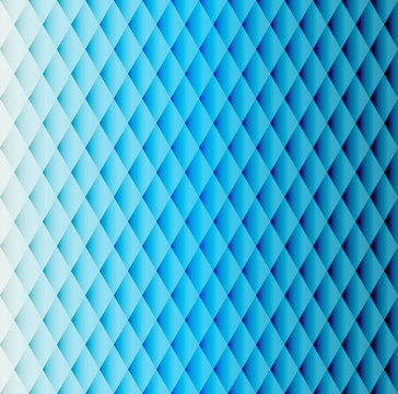 Blue tiled rhombus pattern © Ayvengo