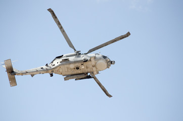 Black hawk helicopter rescue team down radar avionics view