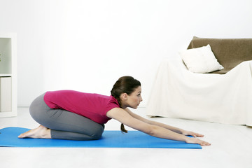 Fototapeta premium Pilates, woman