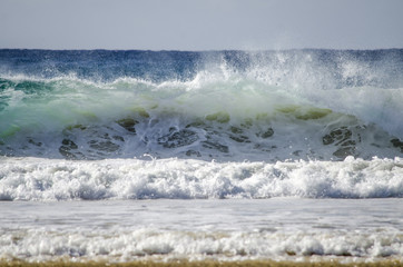 At the Beach on a beautiful summers day