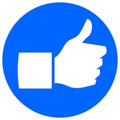 Thumbs Up Flat Icon