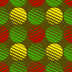 Colorful abstract seamless background. Vector clip art.