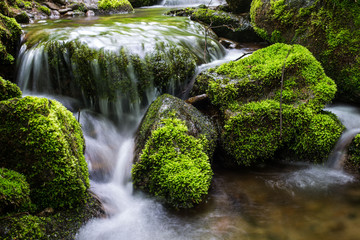 Waterfall landscape river