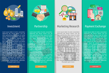 Business and Finance Vertical Banner Concept