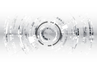 vector background abstract technology communication data Science
