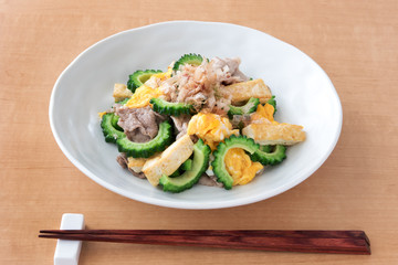 沖縄料理のゴーヤチャンプル