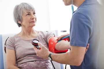 Blood pressure, elderly person