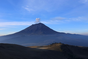 Active Volcano Popocatepetl in Mexico
